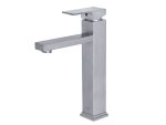 روشویی پایه بلند اروپا کروم مات