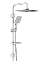 علم دوش مدل الما سفید کروم