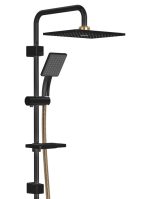 علم دوش آلما مشکی طلا