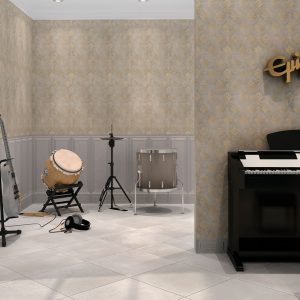 کاشی دیوار تبریز مدل ۷۵×۲۵ رزا 2