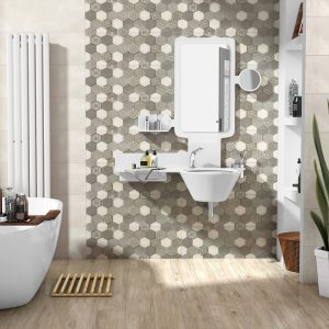 کاشی دیوار مدل HEXA 30x90 1