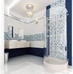 کاشی دیوار هرمس تبریز مدل 60×20 آلکورا آبی