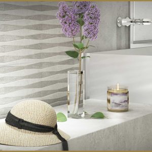 کاشی دیوار هرمس تبریز مدل 90×30 فالکون طوسی 1