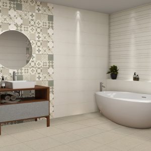 کاشی دیوار هرمس تبریز مدل 90×30 میلنا بژ 1