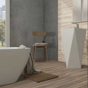 کاشی کف هرمس تبریز مدل 80×80 پرسلان آرت وود قالبدار