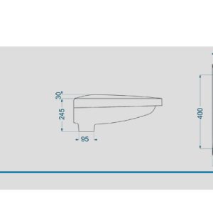 توالت ایرانی گلسار مدل لوسیا