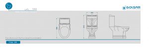توالت فرنگی گلسار مدل یاس