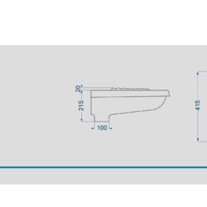 توالت ایرانی گلسار مدل آکوا