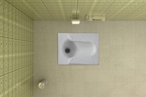 توالت ایرانی گلسار مدل پارمیس طبی