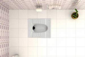 توالت ایرانی گلسار مدل گلایل