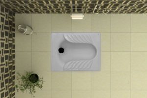 توالت ایرانی گلسار مدل یاس