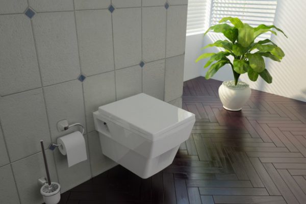توالت فرنگی گلسار مدل وال هنگ آستر
