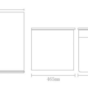 کابینت روشویی لوتوس مدل مدرن MONICA 1200 پلان