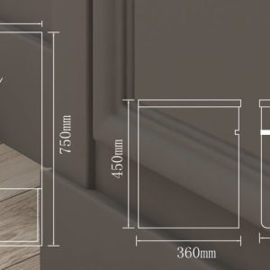 کابینت روشویی لوتوس مدل مدرن PV 101-