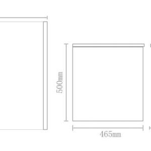 کابینت روشویی لوتوس مدل مدرن PV 1100 پلان