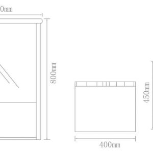 کابینت روشویی لوتوس مدل مدرن PV 3065