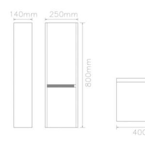 کابینت روشویی لوتوس مدل مدرن PV 308