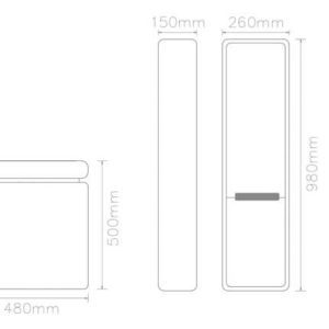 کابینت روشویی لوتوس مدل مدرن PV 7000