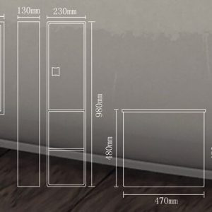 کابینت روشویی لوتوس مدل مدرن PV-790