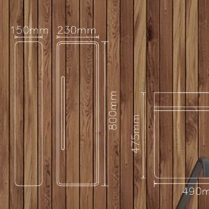 کابینت روشویی لوتوس مدل چوبی SD 6009